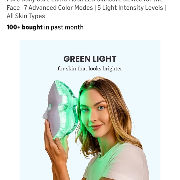 LED Facial Mask - White - Picture 9 of 9